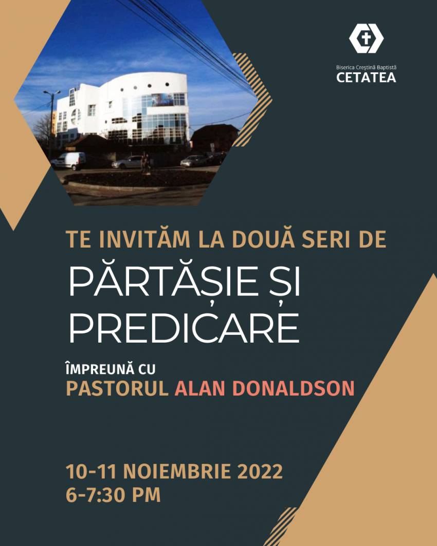 Alan Donaldson la Biserica Cetatea Alba Iulia