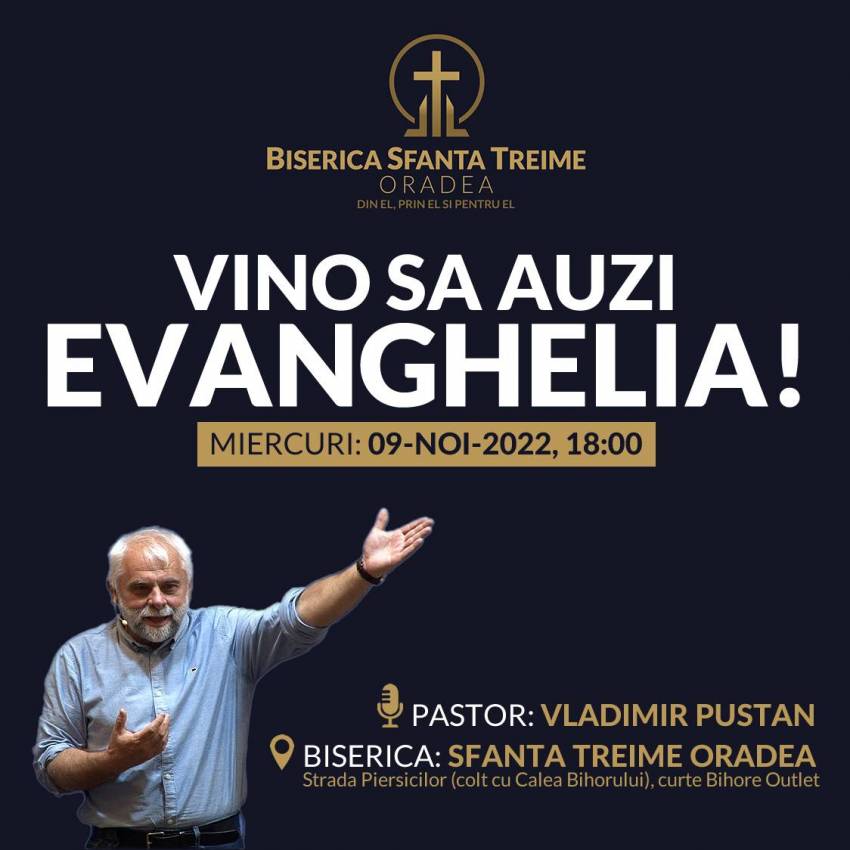 Vladimir Pustan la Biserica Sfânta Treime Oradea