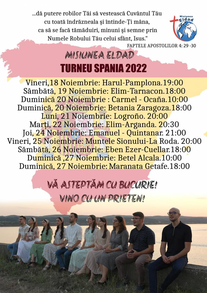 Misiunea Eldad - Turneu Spania 2022