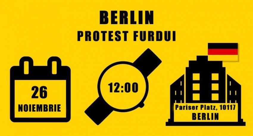 Megaprotest la Berlin pentru familia Furdui