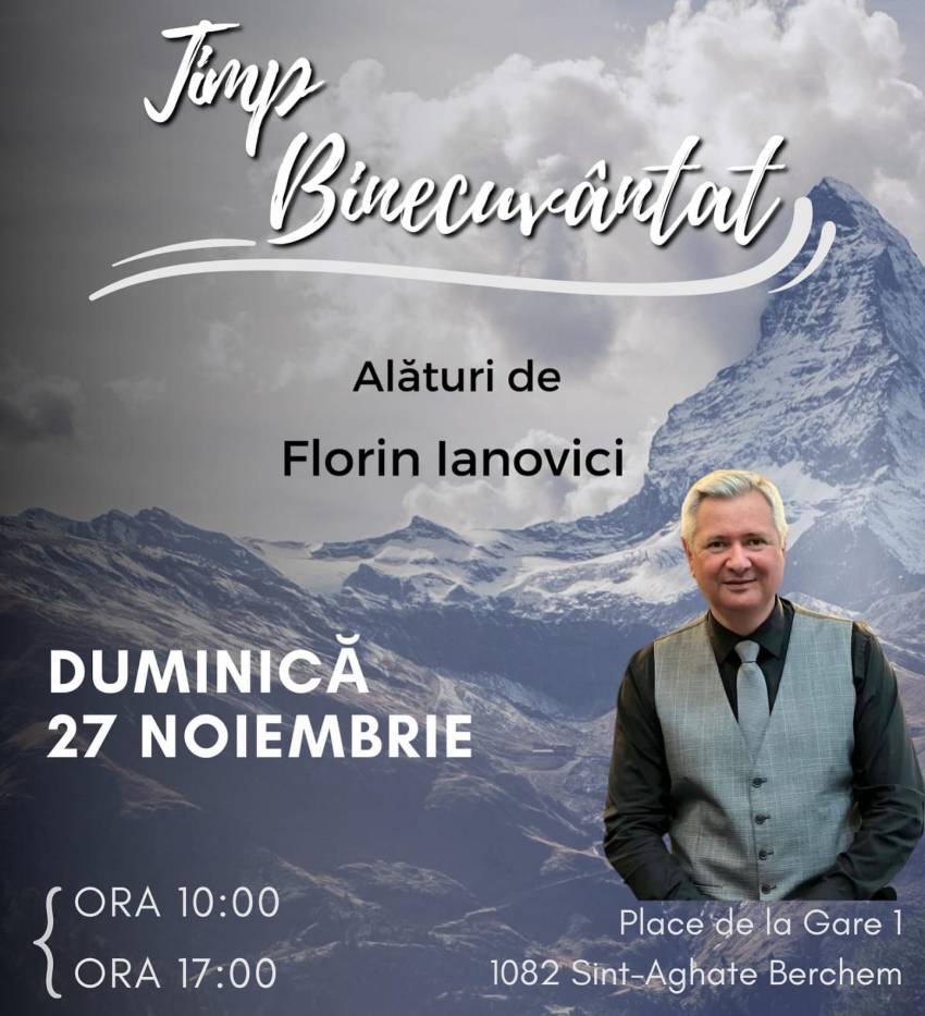 Florin Ianovici la Biserica Renovatio Belgia