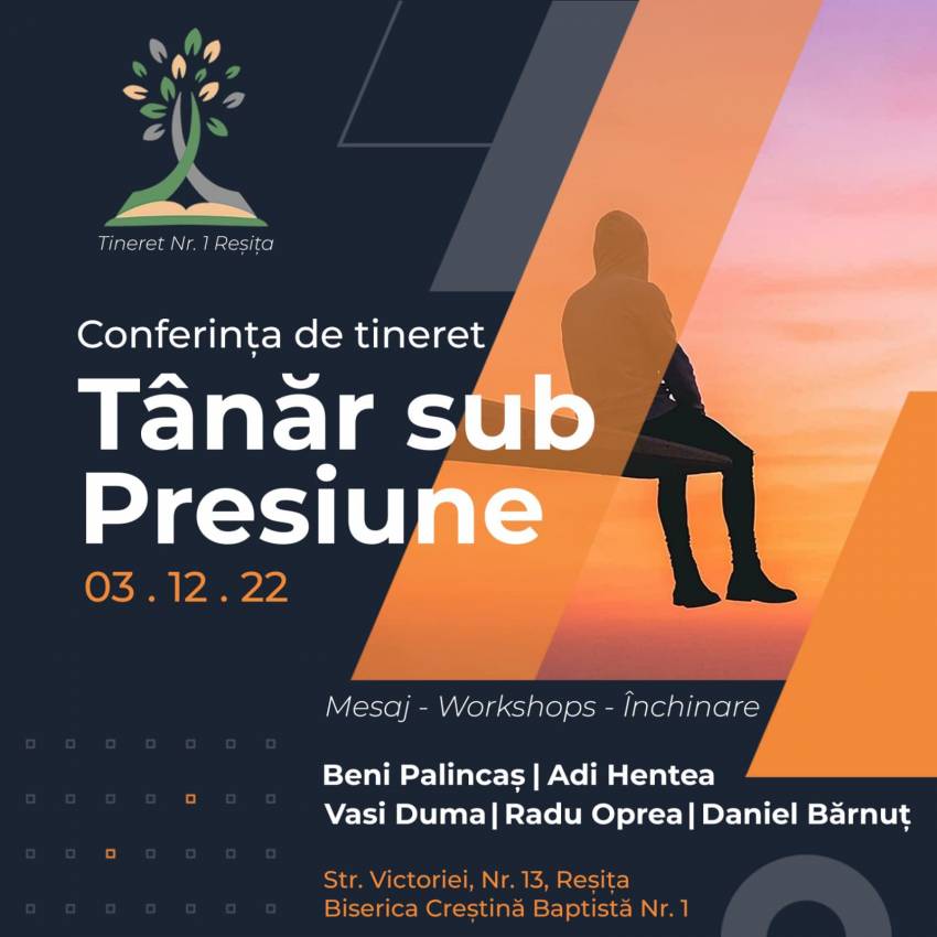 Conferință de tineret la Biserica Baptistă nr.1 Reșița