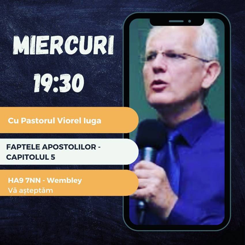 Viorel Iuga la Biserica Peniel Londra