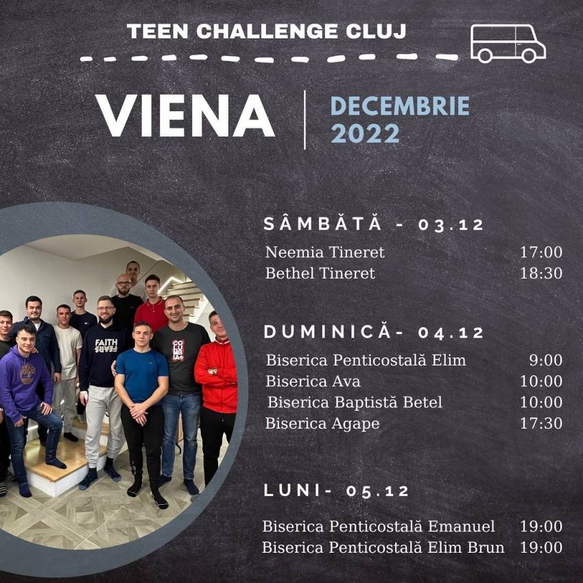 Teen Challenge Cluj la Bisericile din Viena