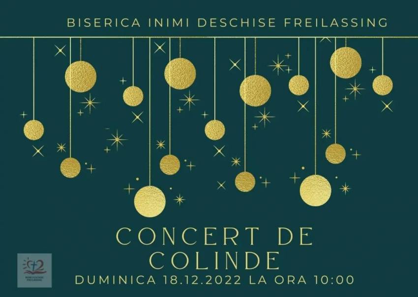 Concert de colinde la Biserica Inimi Deschise Freilassing