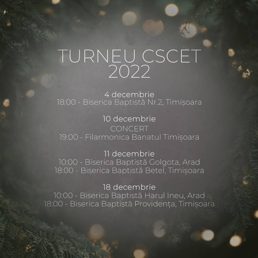 Turneu Corul Studenţilor Creştini Evanghelici din Timişoara