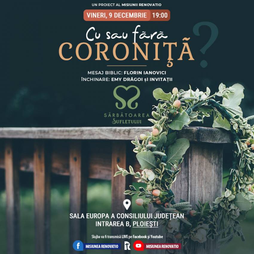 Sărbătoarea Sufletului cu Florin Ianovici la Ploiești