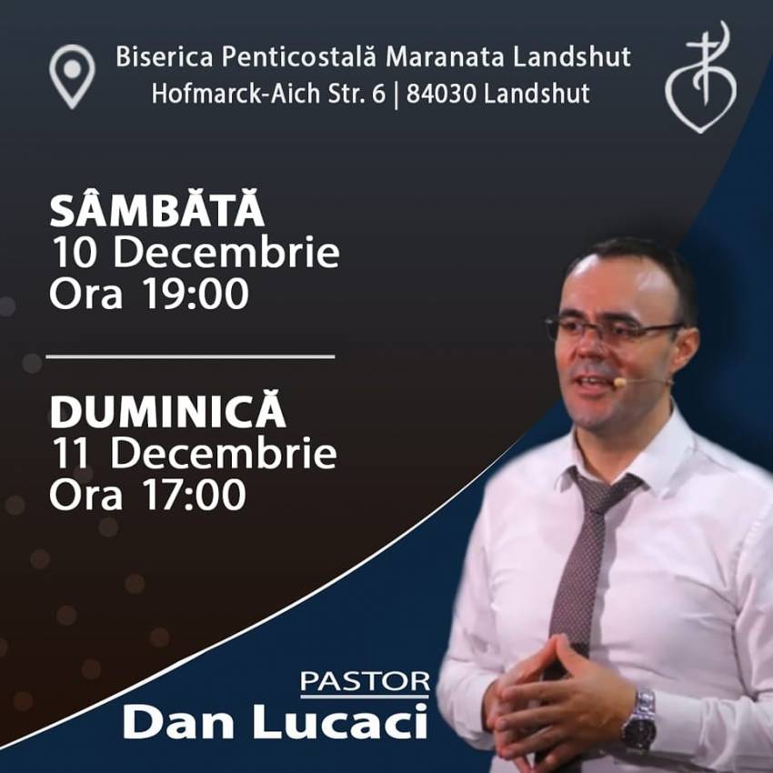 Dan Lucaci la Biserica Maranata Landshut