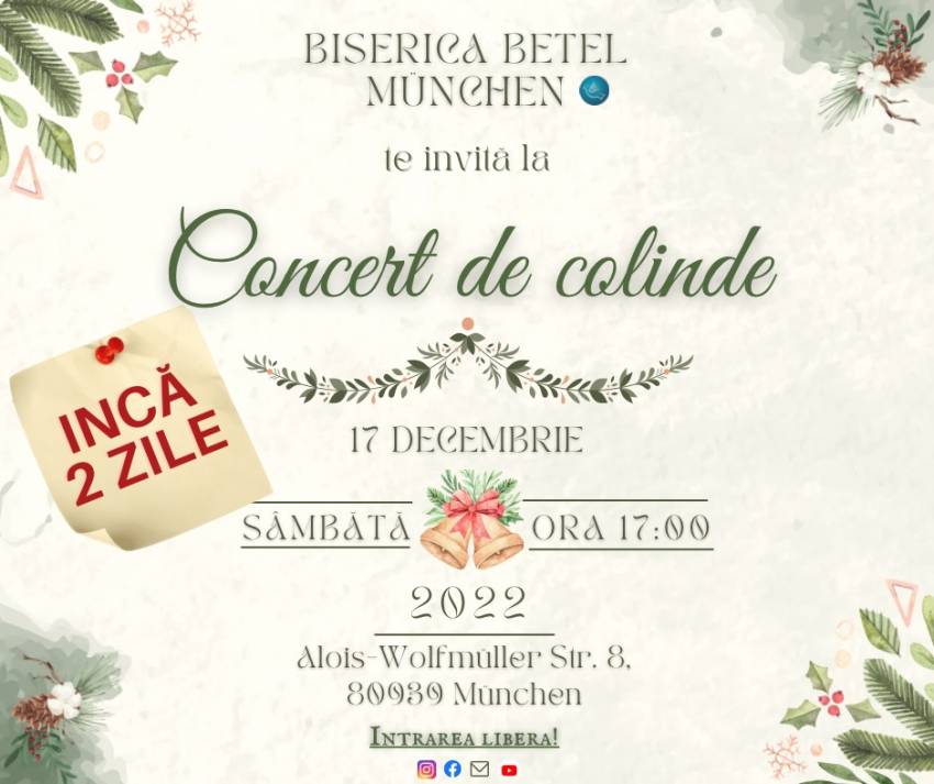 Concert de colinde la Biserica Betel München