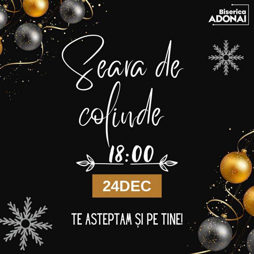 Seară de colinde la Biserica Adonai Reșița