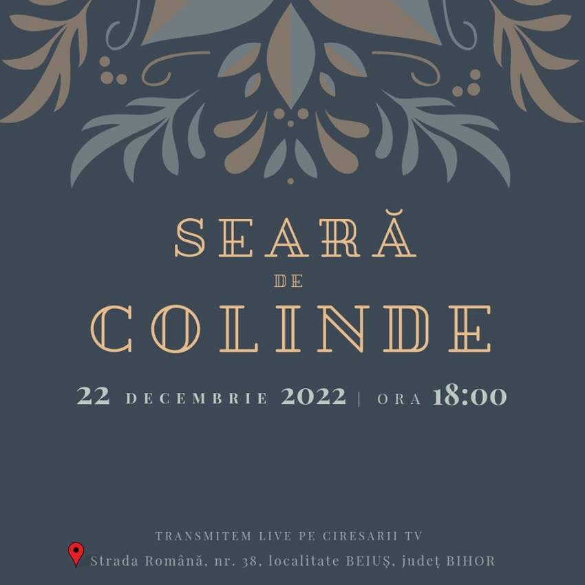 Seară de colinde la Biserica Sfânta Treime Beiuș