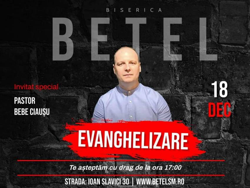 Bebe Ciaușu la Biserica Betel Satu Mare