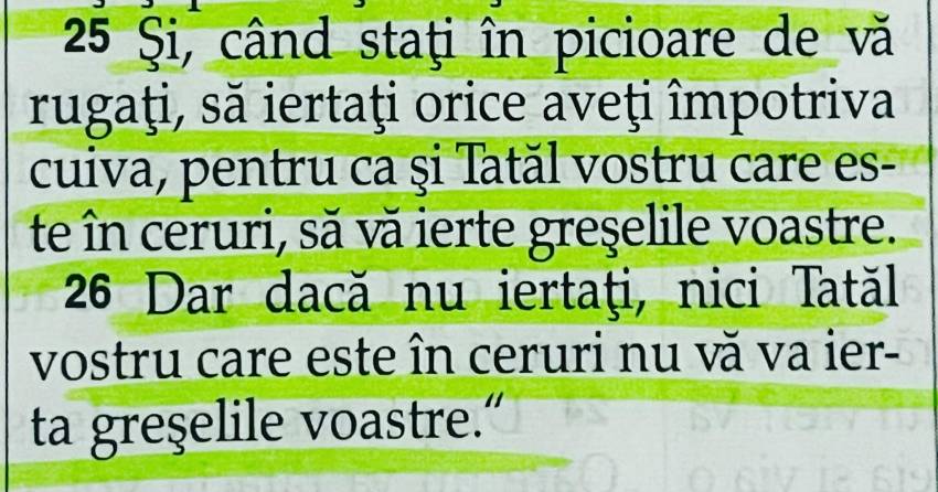 Tony Berbece ◉ Iertarea e un pumnal scos din inima ta si înfipt in inima Diavolului…