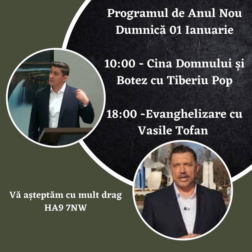 Botez & Evanghelizare cu Vasile Tofan la Biserica Peniel Londra