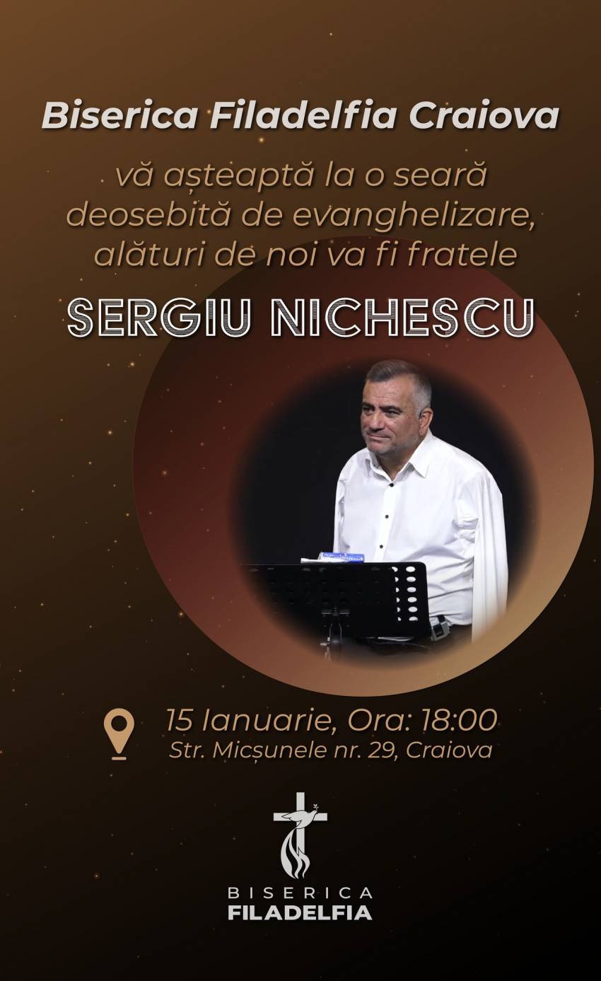 Sergiu & Ligia Nichescu la Biserica Filadelfia Craiova