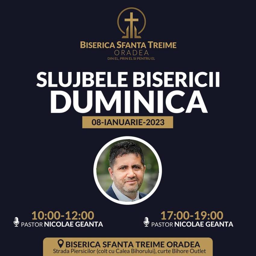 Nicolae Geantă la Biserica Sfânta Treime Oradea