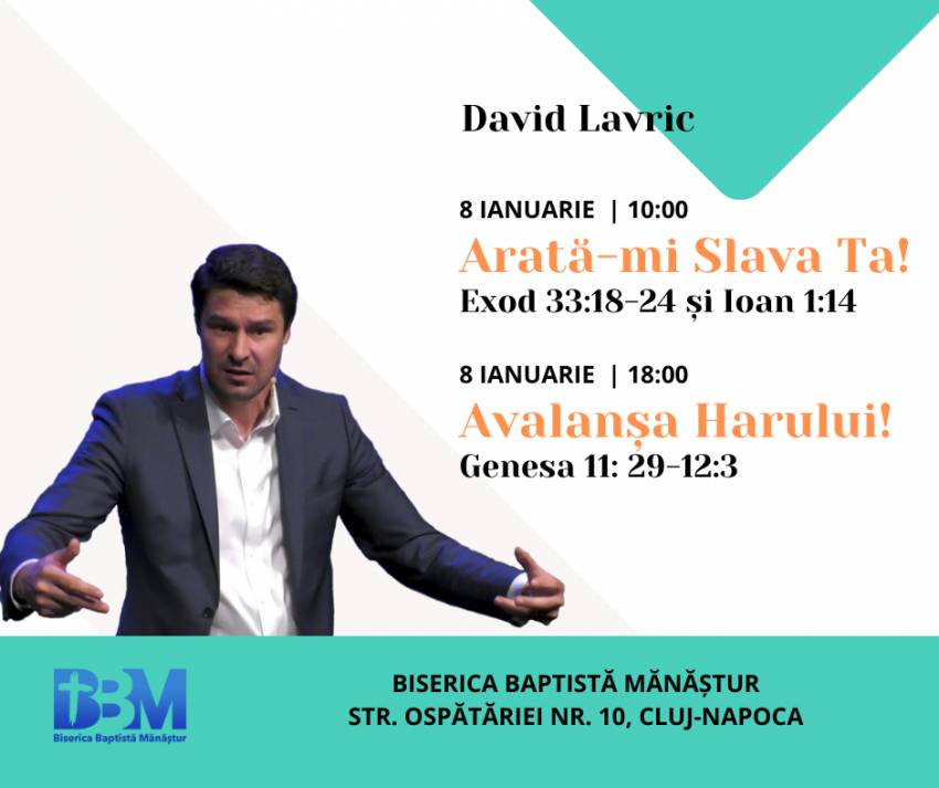David Lavric la Biserica Mănăștur Cluj-Napoca