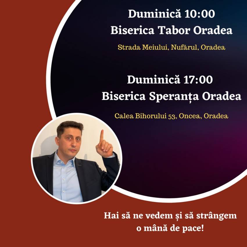 Tiberiu Pop la Oradea