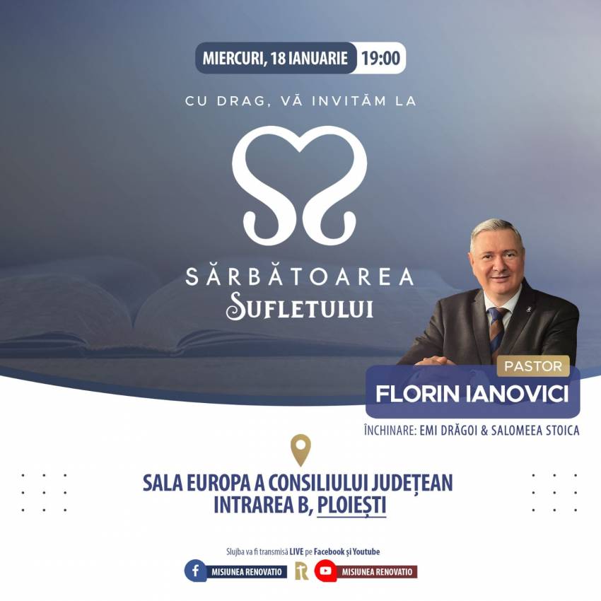 Sărbătoarea Sufletului cu Florin Ianovici și Emi Drăgoi & Salomeea Stoica la Ploiești