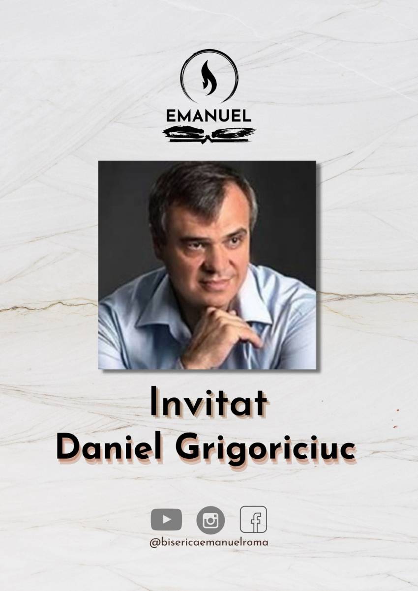 Daniel Grigoriciuc la Biserica Emanuel Roma