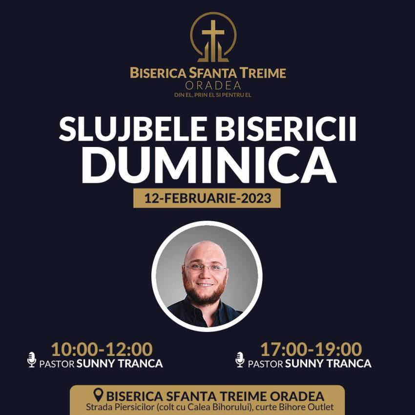 Sunny Trancă la Biserica Sfânta Treime Oradea