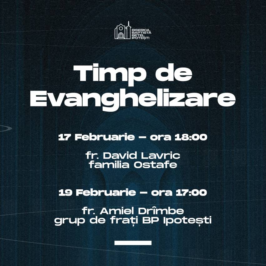 David Lavric și Amiel Drimbe la Biserica Betel Ipotești