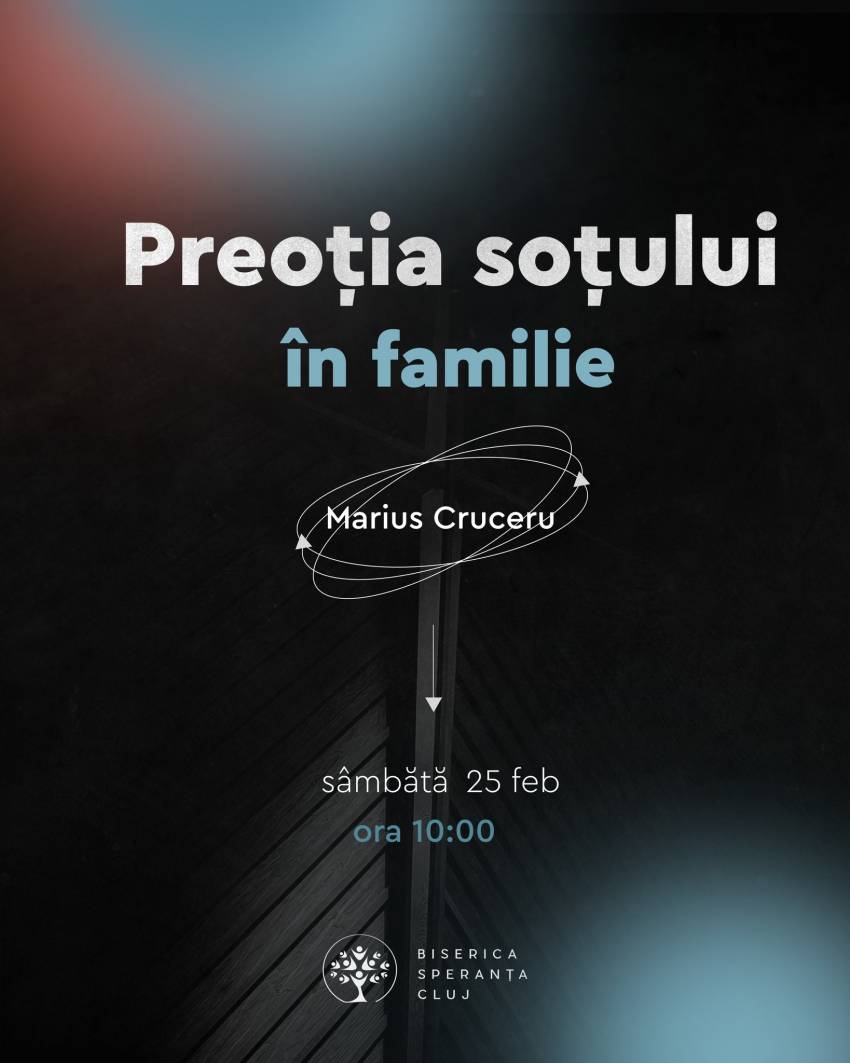 Marius Cruceru la Biserica Speranţa Cluj