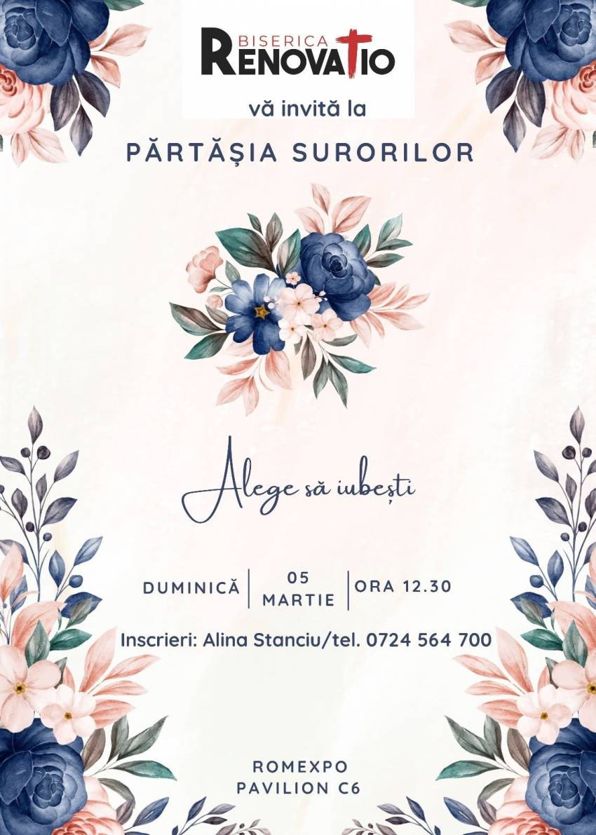 Părtăşia Surorilor la Biserica Renovatio Bucureşti