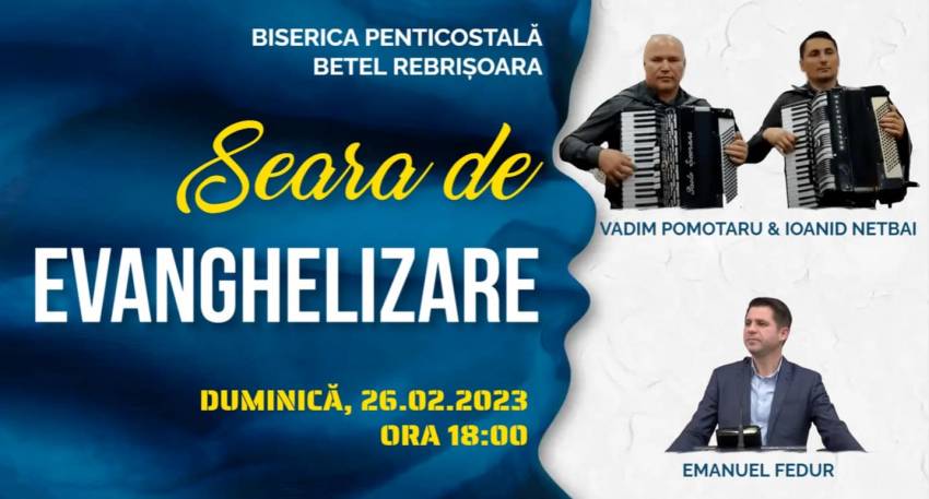 Emanuel Fedur la Biserica Betel Rebrișoara