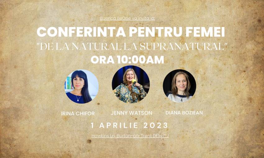 Conferință pentru femei la Biserica BeOne Burton upon Trent