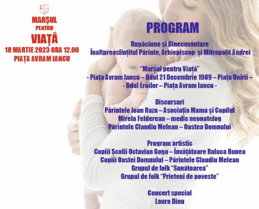 Marșul pentru Viață 2023 la Cluj-Napoca