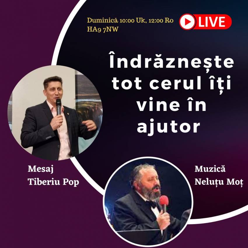 Nelu Moț la Biserica Peniel Londra