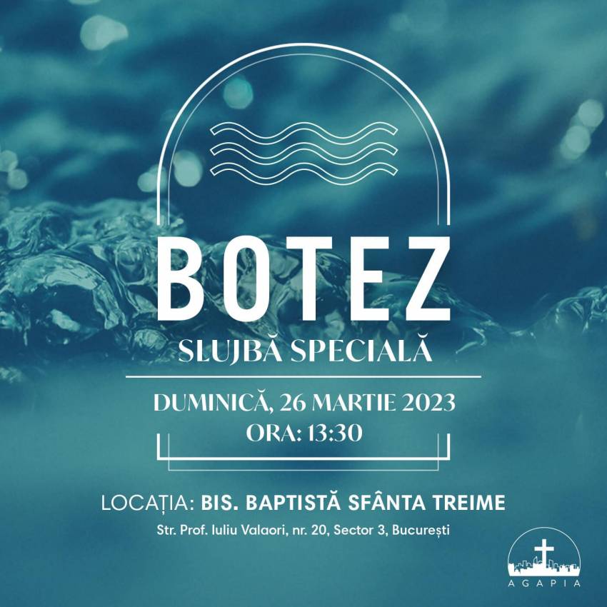 Botez la Biserica Sfânta Treime București