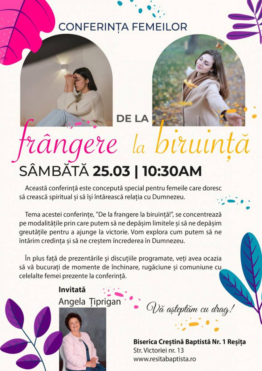 Conferința femeilor la Biserica Betel Reşiţa