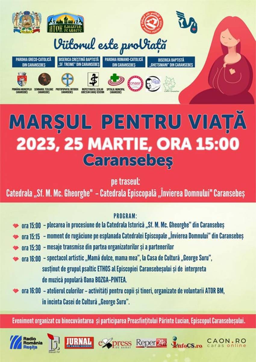 Marșul pentru viață la Caransebeș
