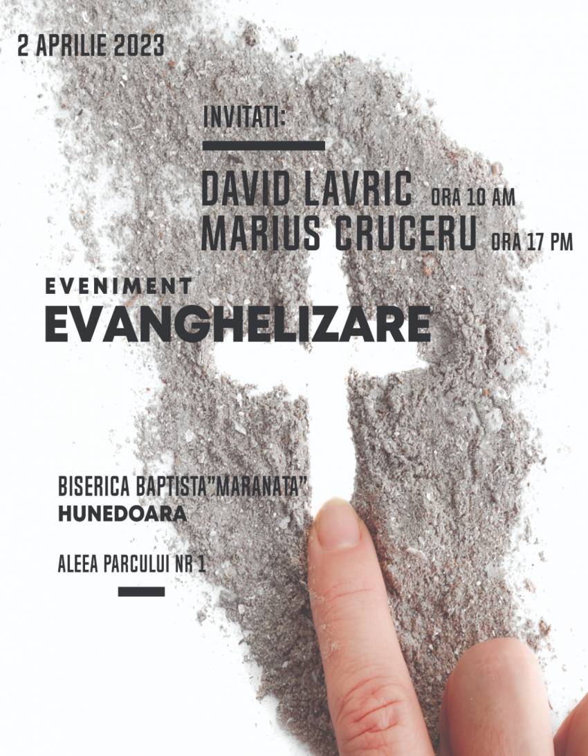 David Lavric și Marius Cruceru la Biserica Maranata Hunedoara
