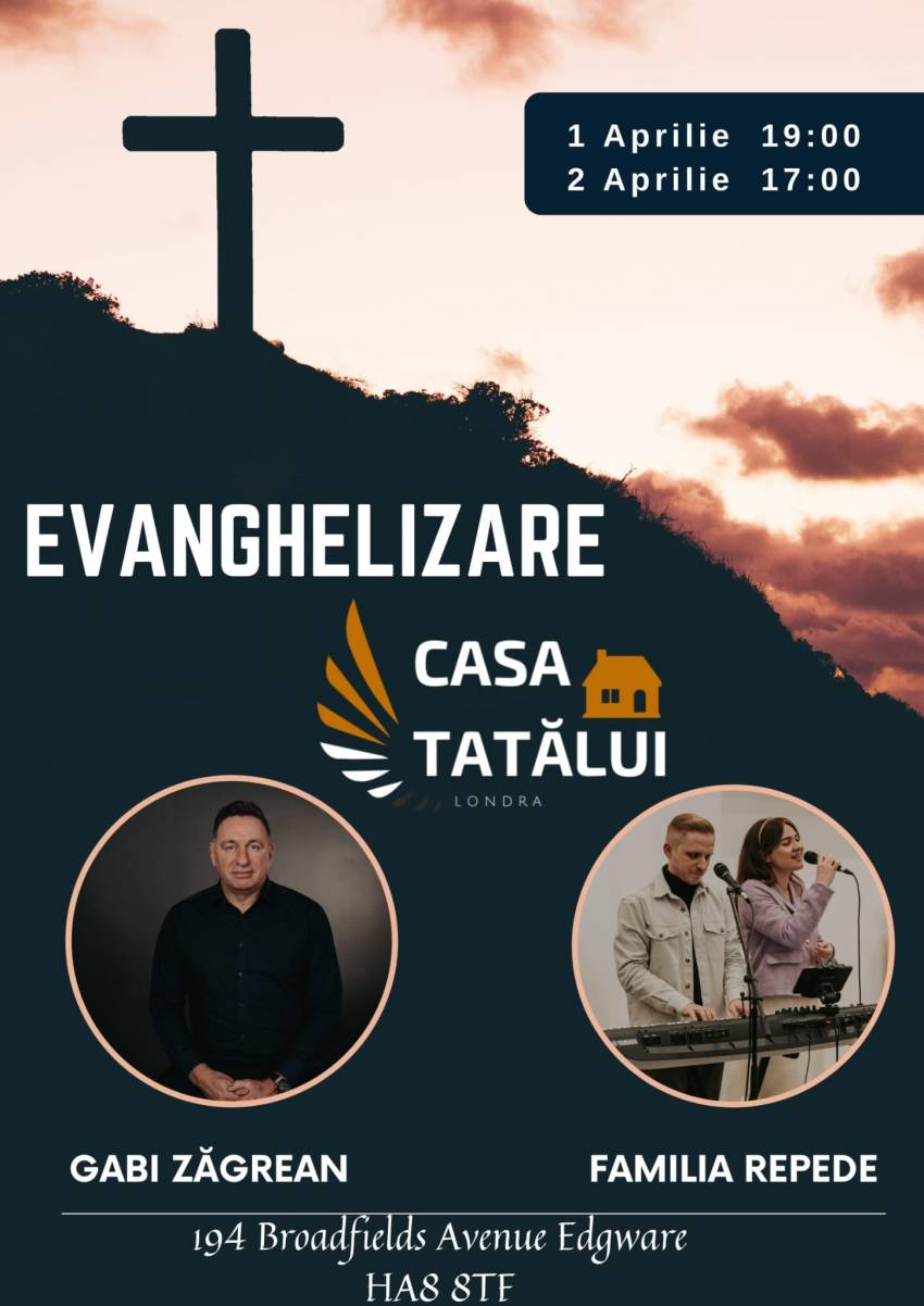 Gabi Zăgrean & Familia Repede la Biserica Casa Tatălui Londra