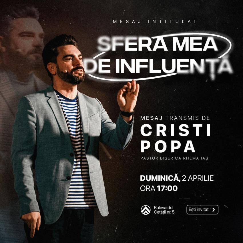 Cristian Popa la Biserica Impact Timișoara
