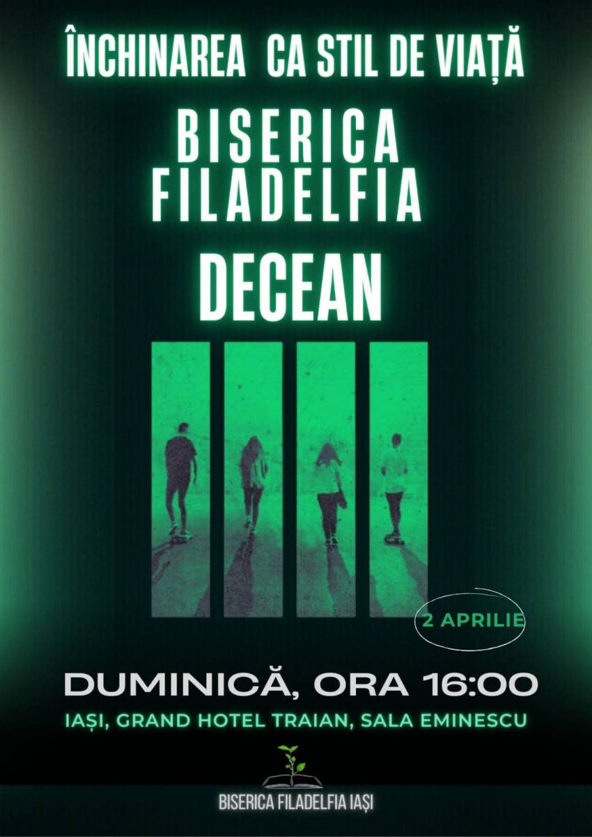 Decean la Biserica Filadelfia Iași