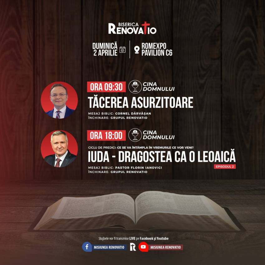 Cornel Dărvășan la Biserica Renovatio București