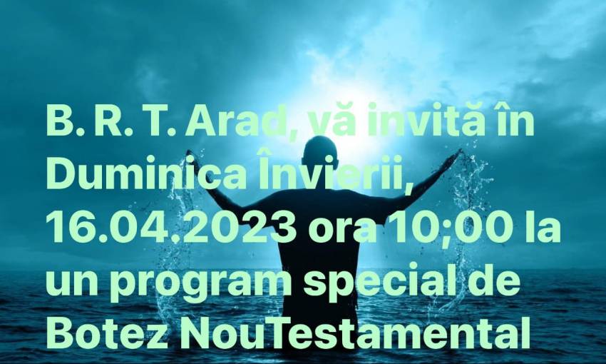 Botez la Biserica Râul Trezirii Arad