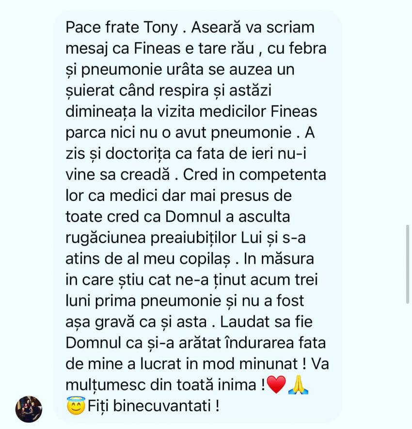Tony Berbece ◉ “V-am scris când a pus capul pe mine si am crezut că a murit…”