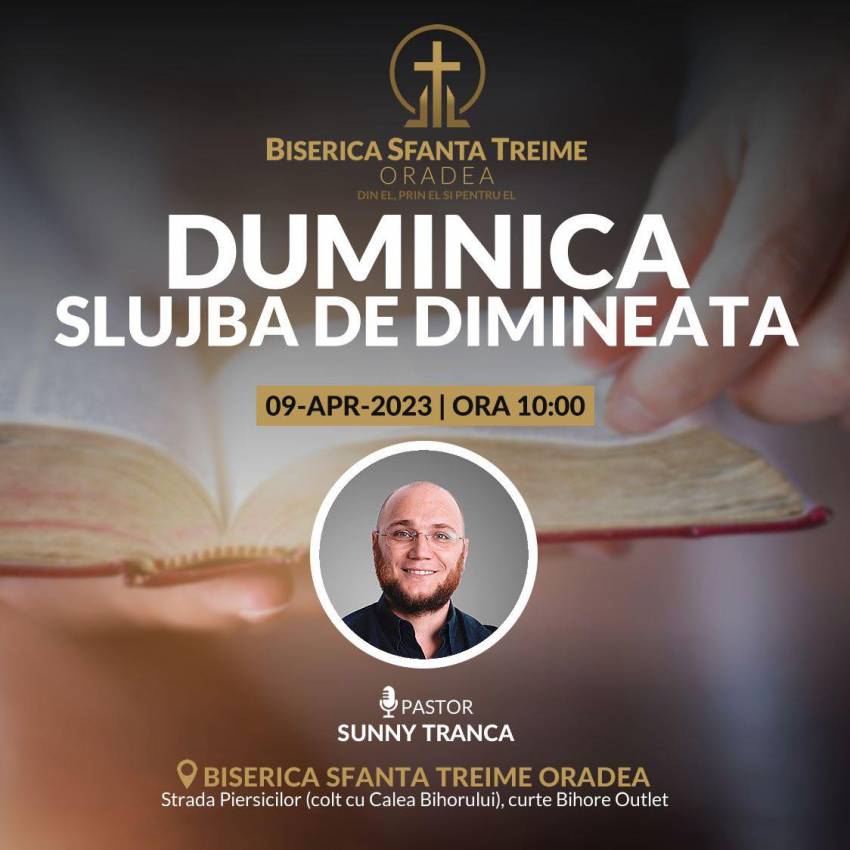 Sunny Trancă la Biserica Sfânta Treime Oradea