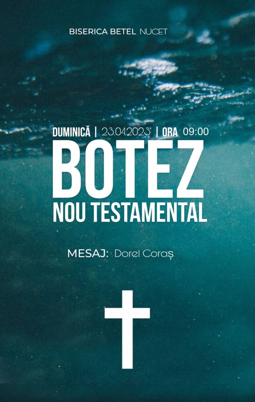 Botez la Biserica Betel Nucet