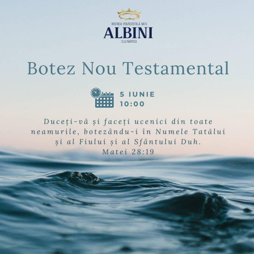 Botez la Biserica Albini Cluj-Napoca