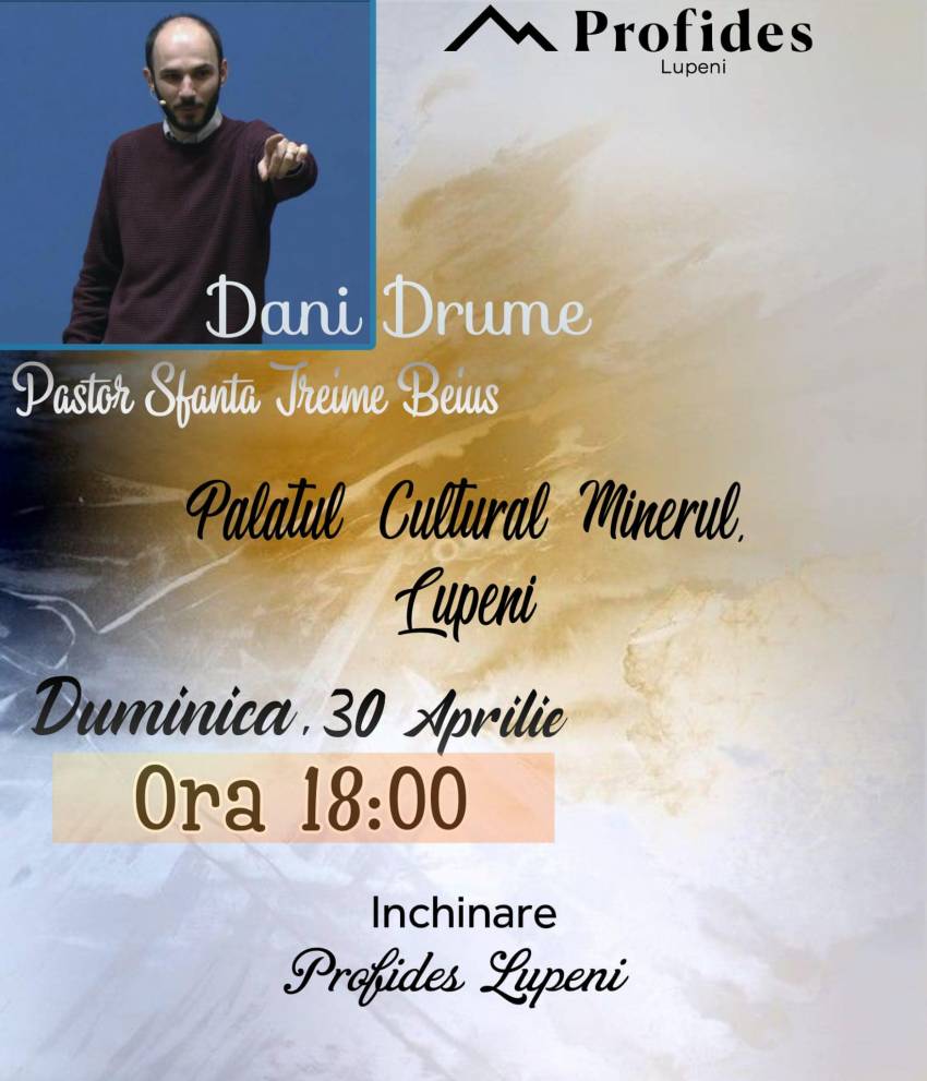 Dani Drumea la Palatul Cultural Lupeni