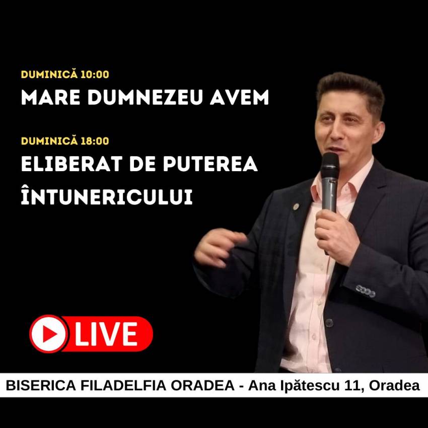 Tiberiu Pop la Biserica Filadelfia Oradea
