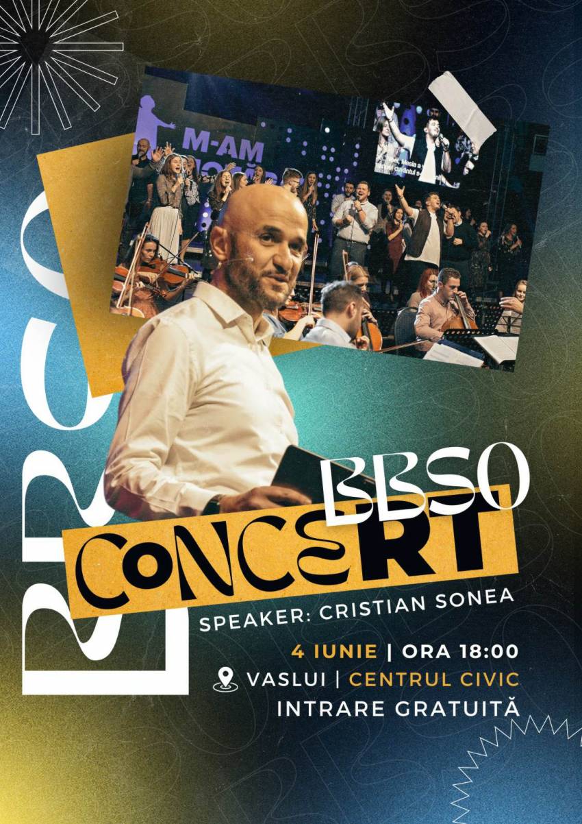 Concert BBSO & Cristi Sonea în Centrul Civic Vaslui