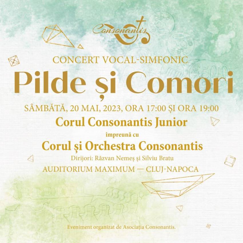 Concert Consonantis la Auditorium Maximum Cluj-Napoca