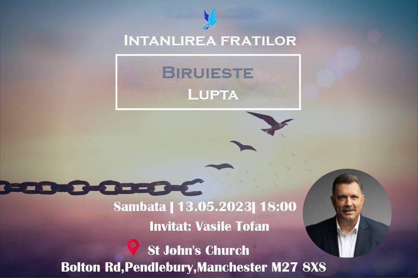 Vasile Tofan la Biserica Filadelfia Manchester